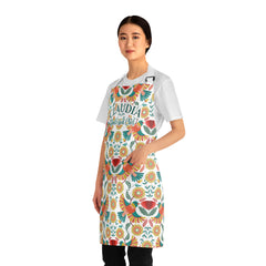 Personalized Vibrant Floral Bird Apron
