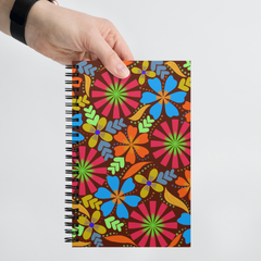 Fall Floral Spiral notebook