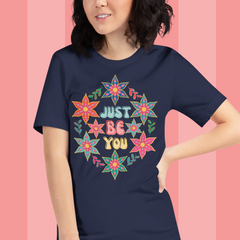Floral T-Shirt Women - Just Be You