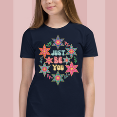 Floral T-shirt Kids and Youth - Just be you
