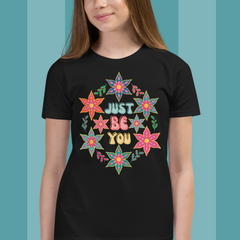 Floral T-shirt Kids and Youth - Just be you