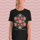 Floral T-shirt Kids and Youth - Wild Child