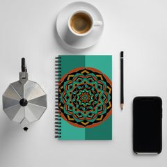 Mandala Spiral notebook