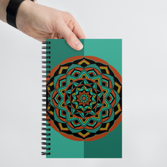 Mandala Spiral notebook