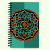 Mandala Spiral notebook