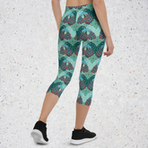 Peacock Capri Leggings