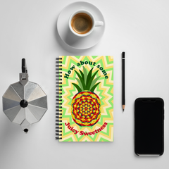 Pineapple Spiral notebook