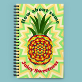 Pineapple Spiral notebook