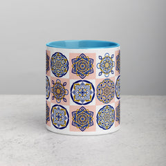 Portugese Mural Mug - Pink