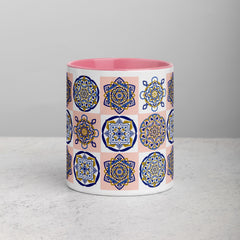 Portugese Mural Mug - Pink