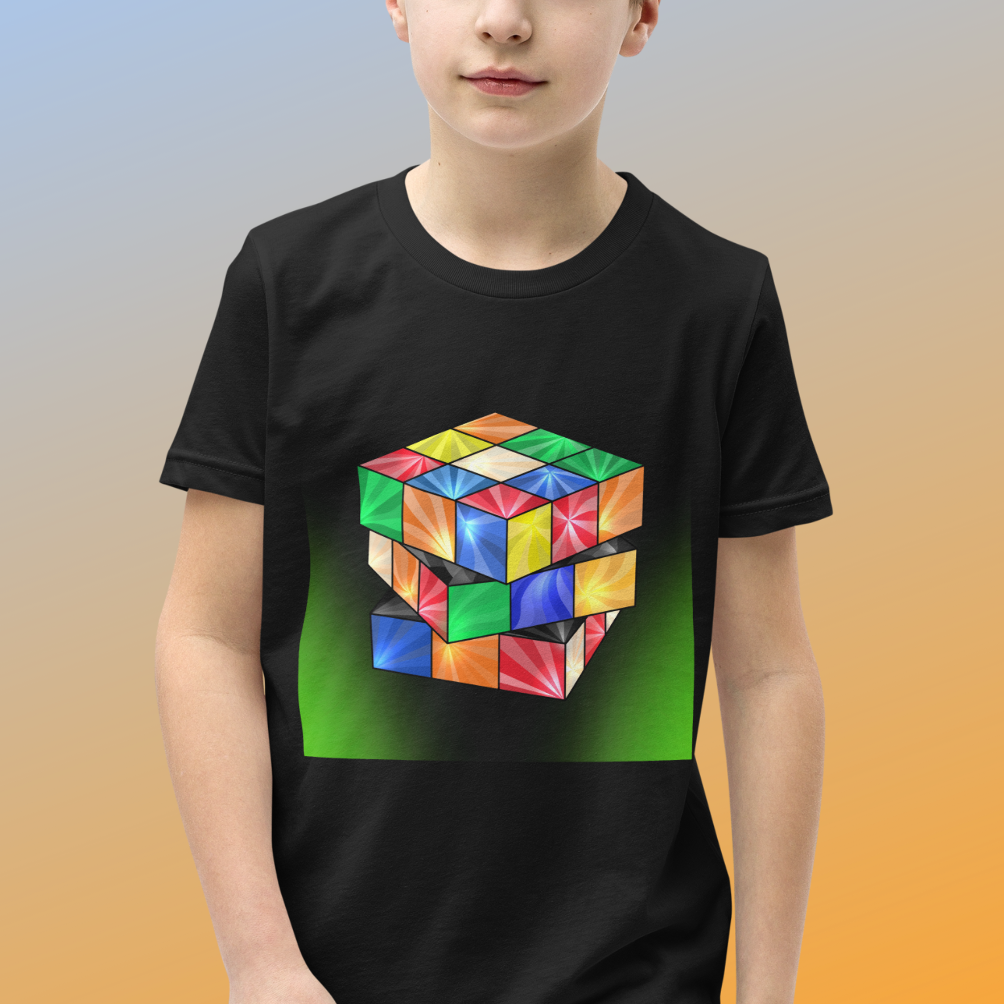 Rubik's Cube Kids and Youth T-shirt