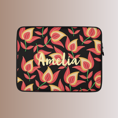 Dusky Charm Personalized Laptop Sleeve