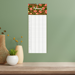 2025 Family Wall Calendar – 14.8x40 cm