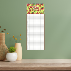 2025 Family Wall Calendar – 14.8x40 cm