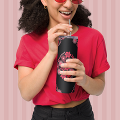 Floral Stainless steel tumbler