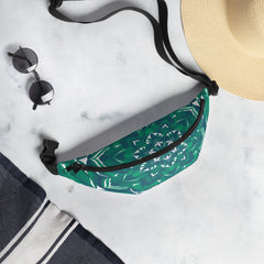 Vibrant Wanderlust Fanny Pack - Green