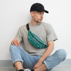 Vibrant Wanderlust Fanny Pack - Green