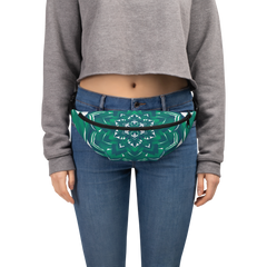 Vibrant Wanderlust Fanny Pack - Green