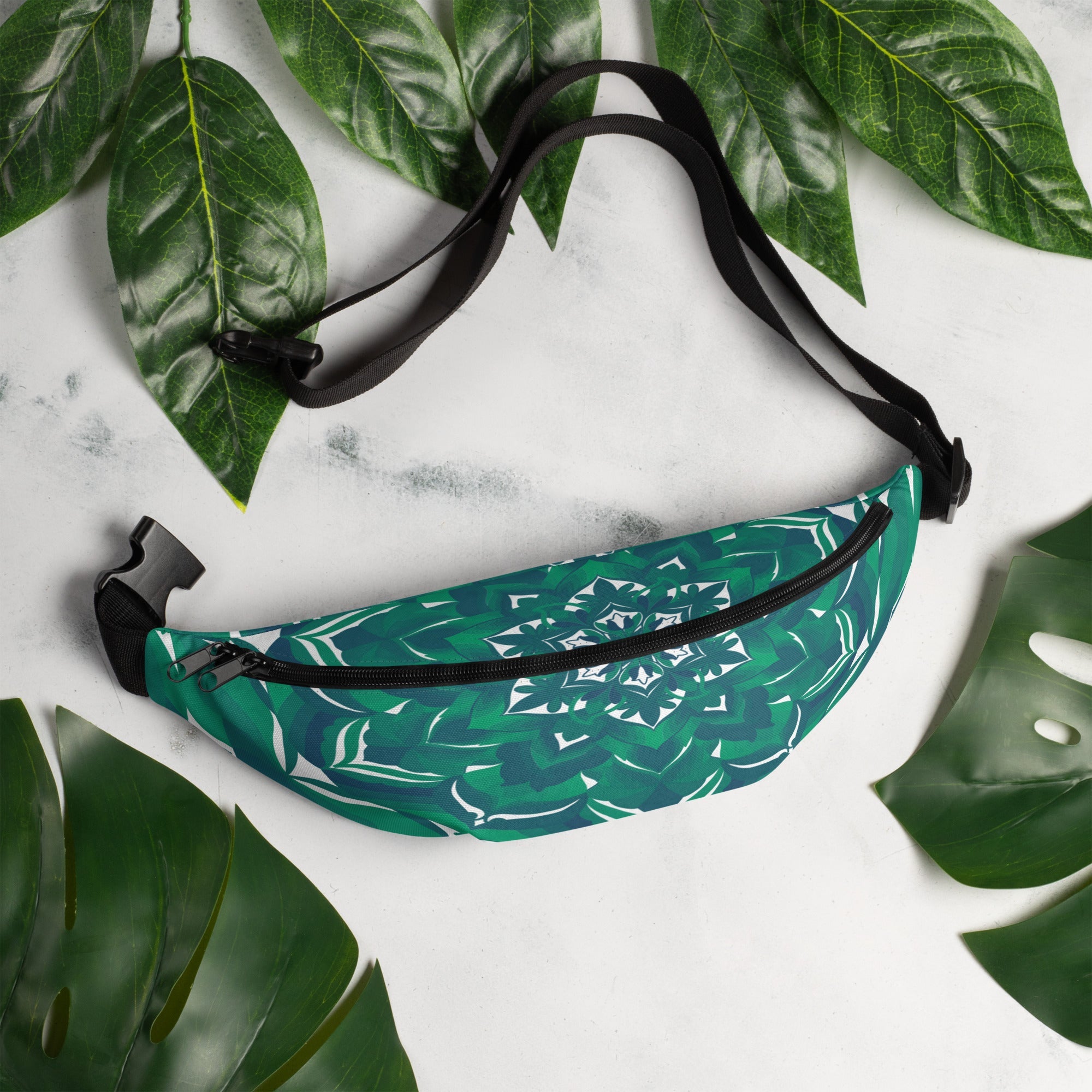 Vibrant Wanderlust Fanny Pack - Green