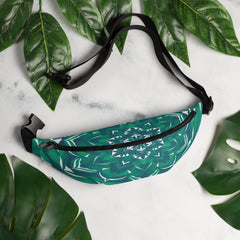 Vibrant Wanderlust Fanny Pack - Green