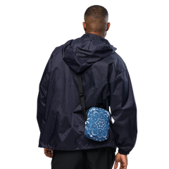 Vibrant Wanderlust sling bag - Blue