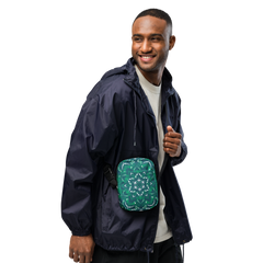 Vibrant Wanderlust sling bag - Green