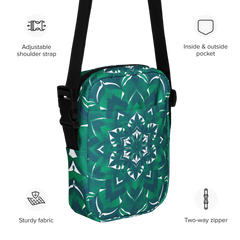 Vibrant Wanderlust sling bag - Green
