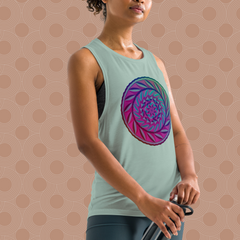Ladies’ Muscle Tank - Blue