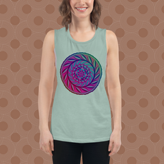 Ladies’ Muscle Tank - Blue