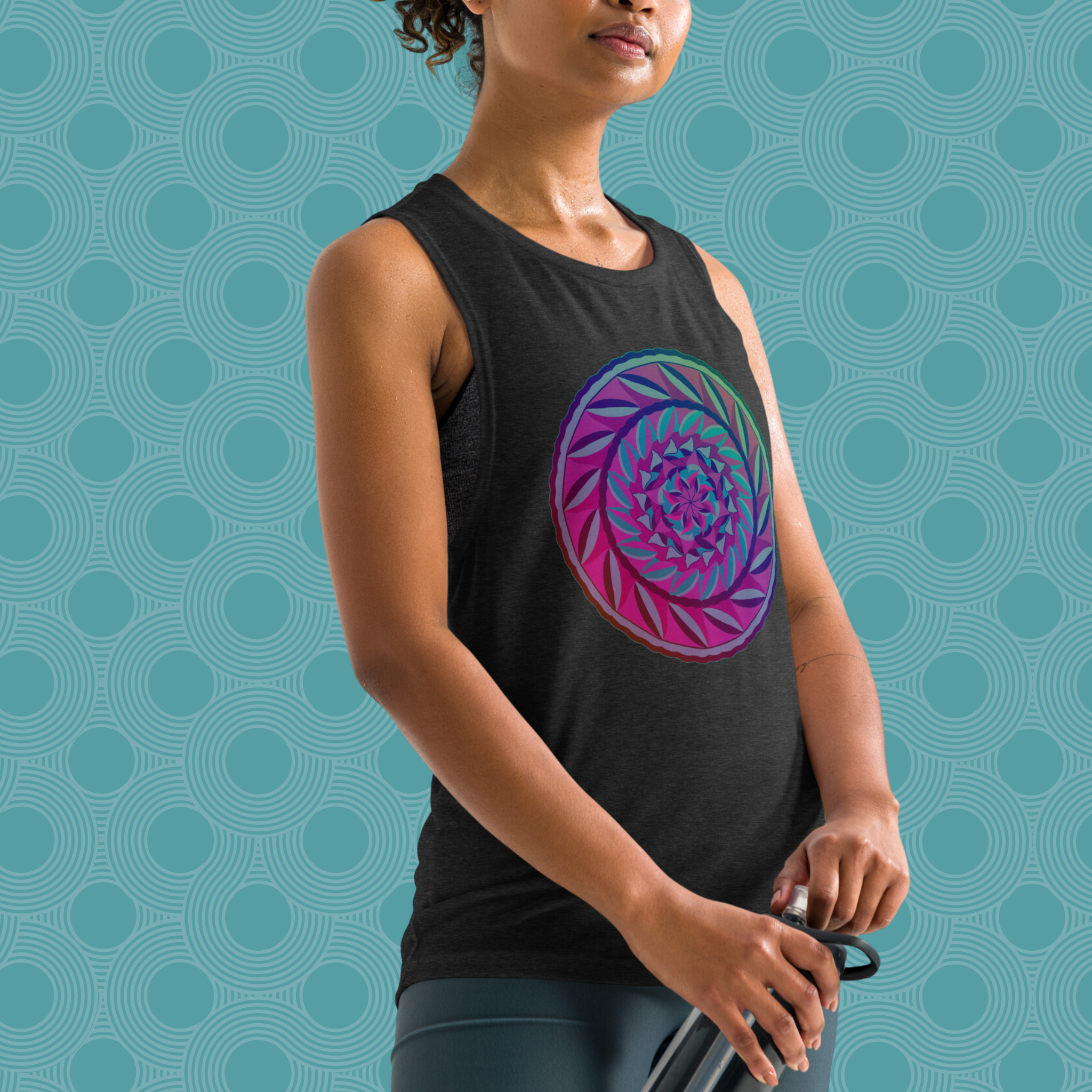 Ladies’ Muscle Tank - Blue