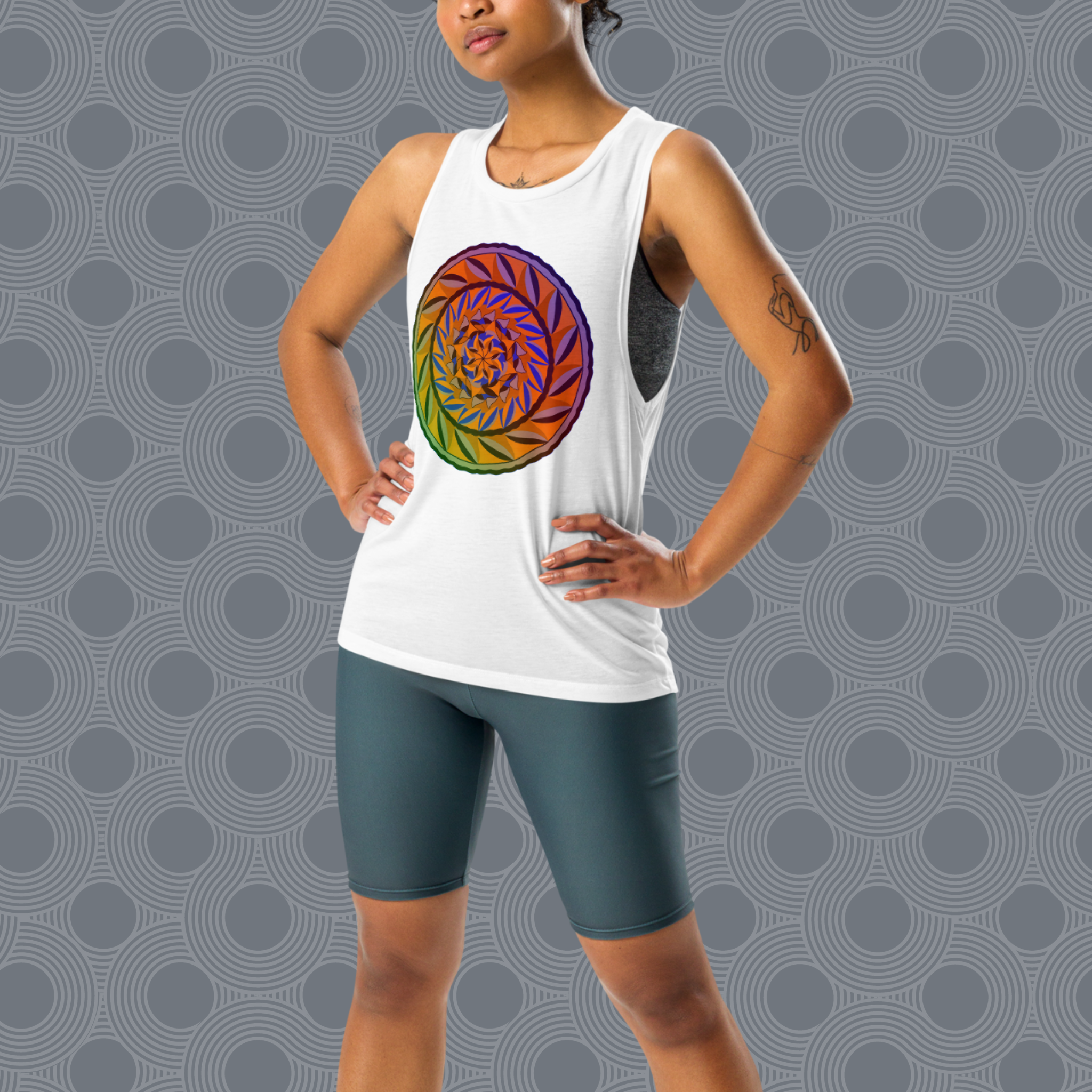 Ladies’ Muscle Tank - Glow