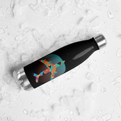 Personalized Stainless steel water bottle - Aeroplane