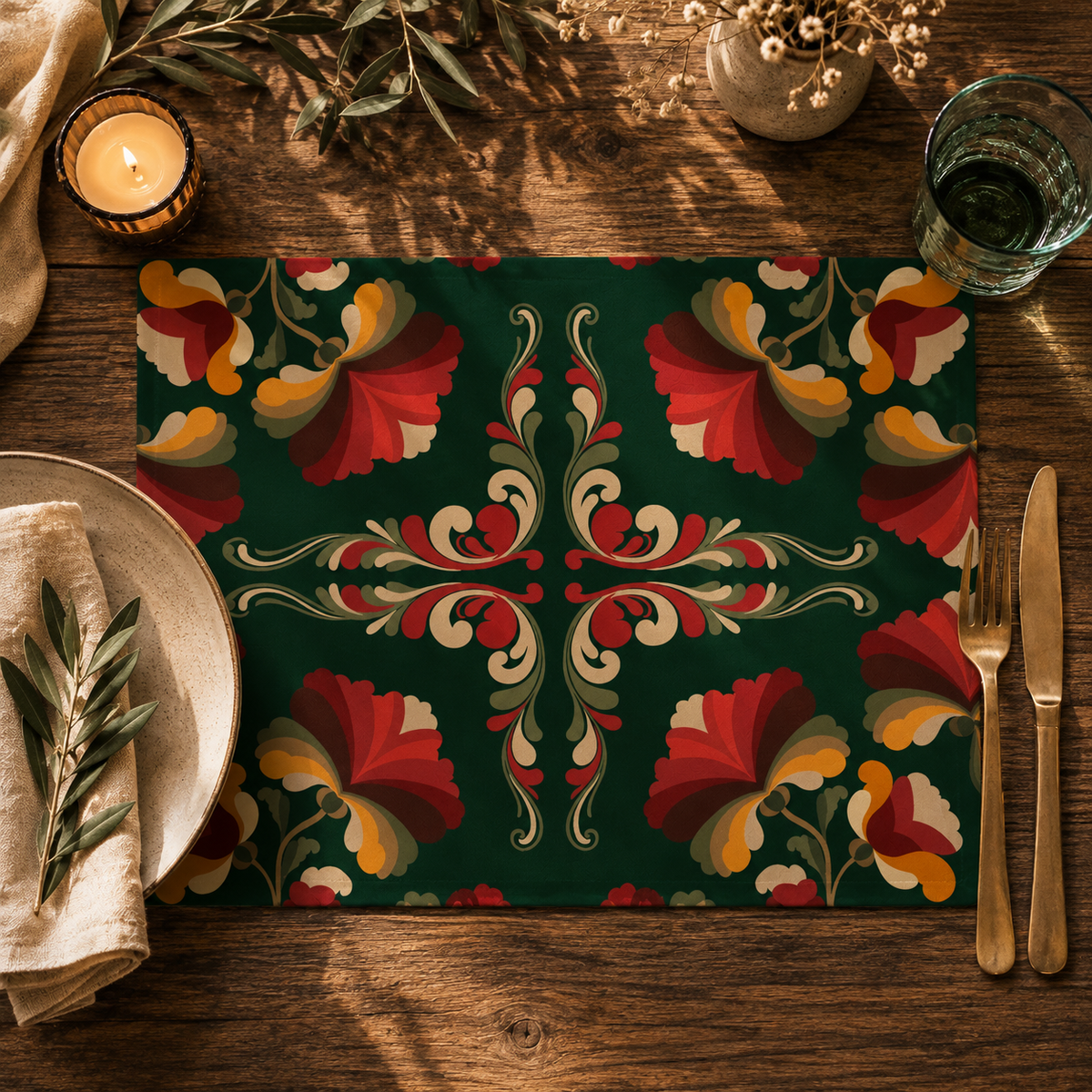 Her Bloom Placemat Set