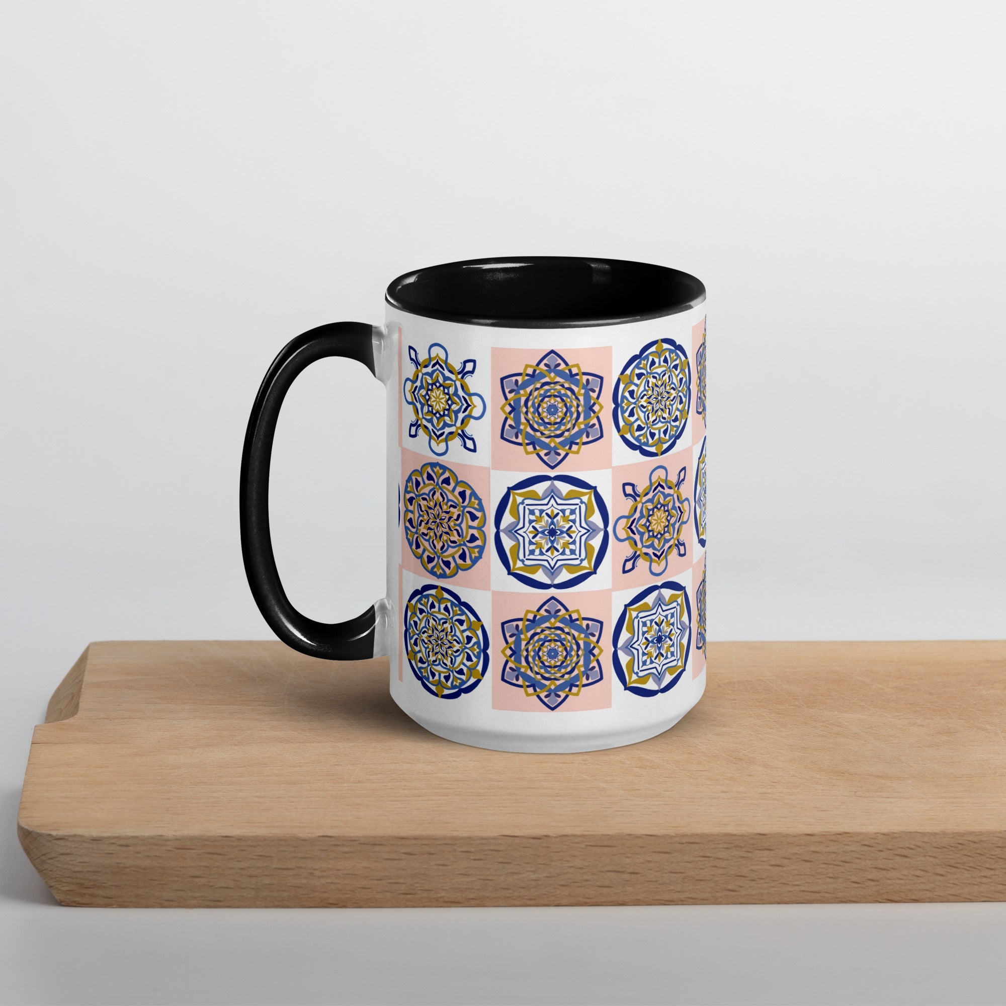 Portugese Mural Mug - Pink