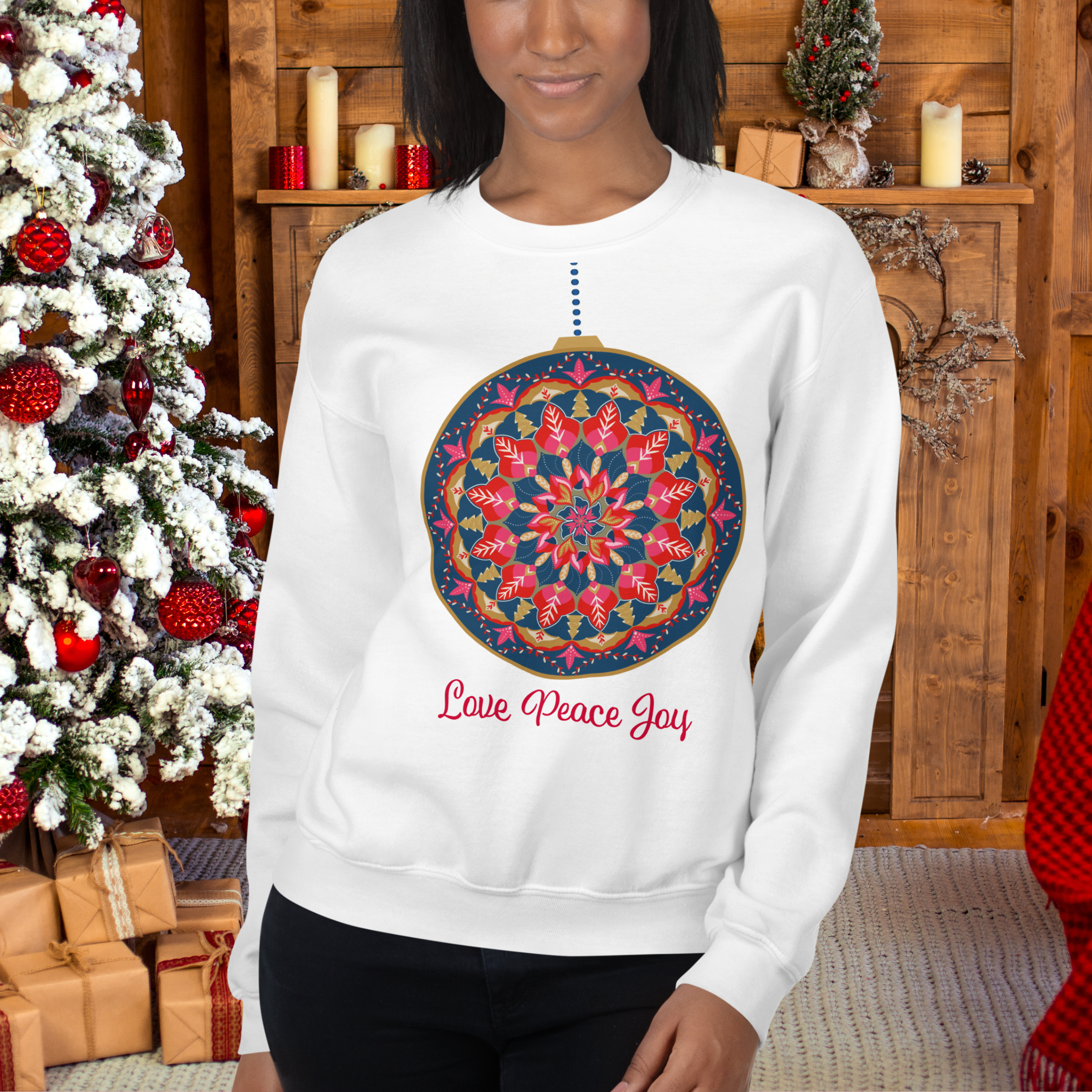 Holiday Bauble Cozy Unisex Sweatshirt