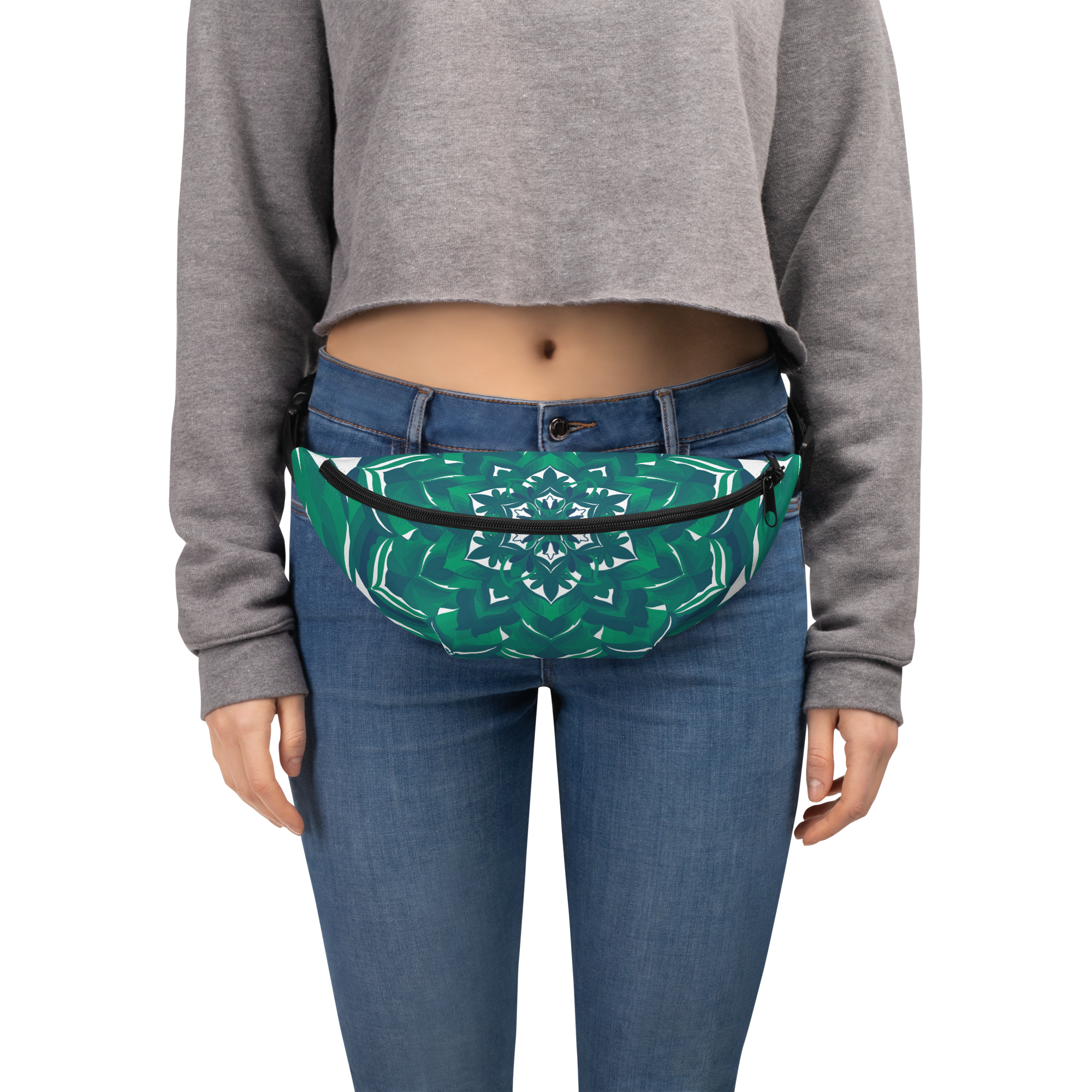 Vibrant Wanderlust Fanny Pack - Green