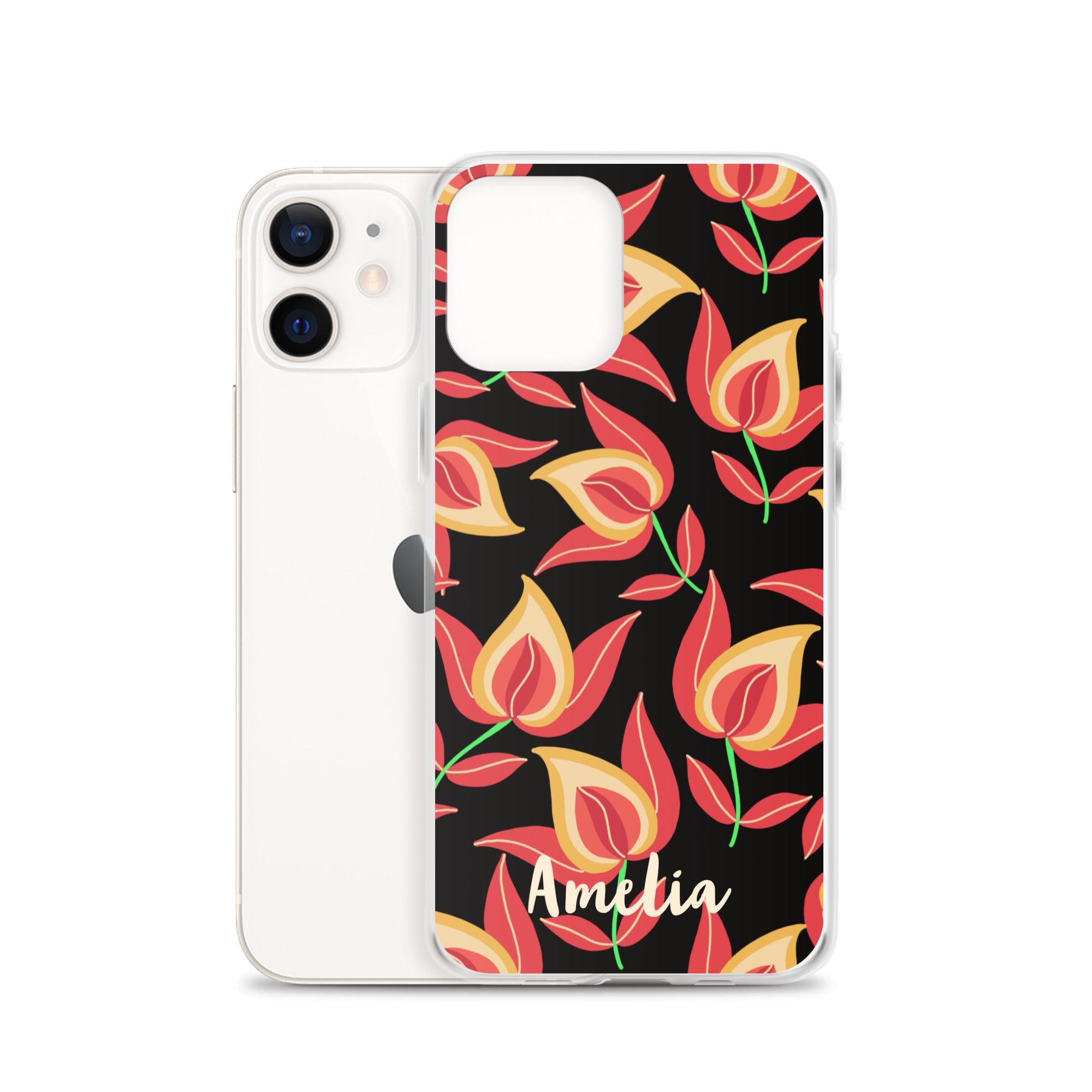 Dusky Charm iPhone® Clear Case