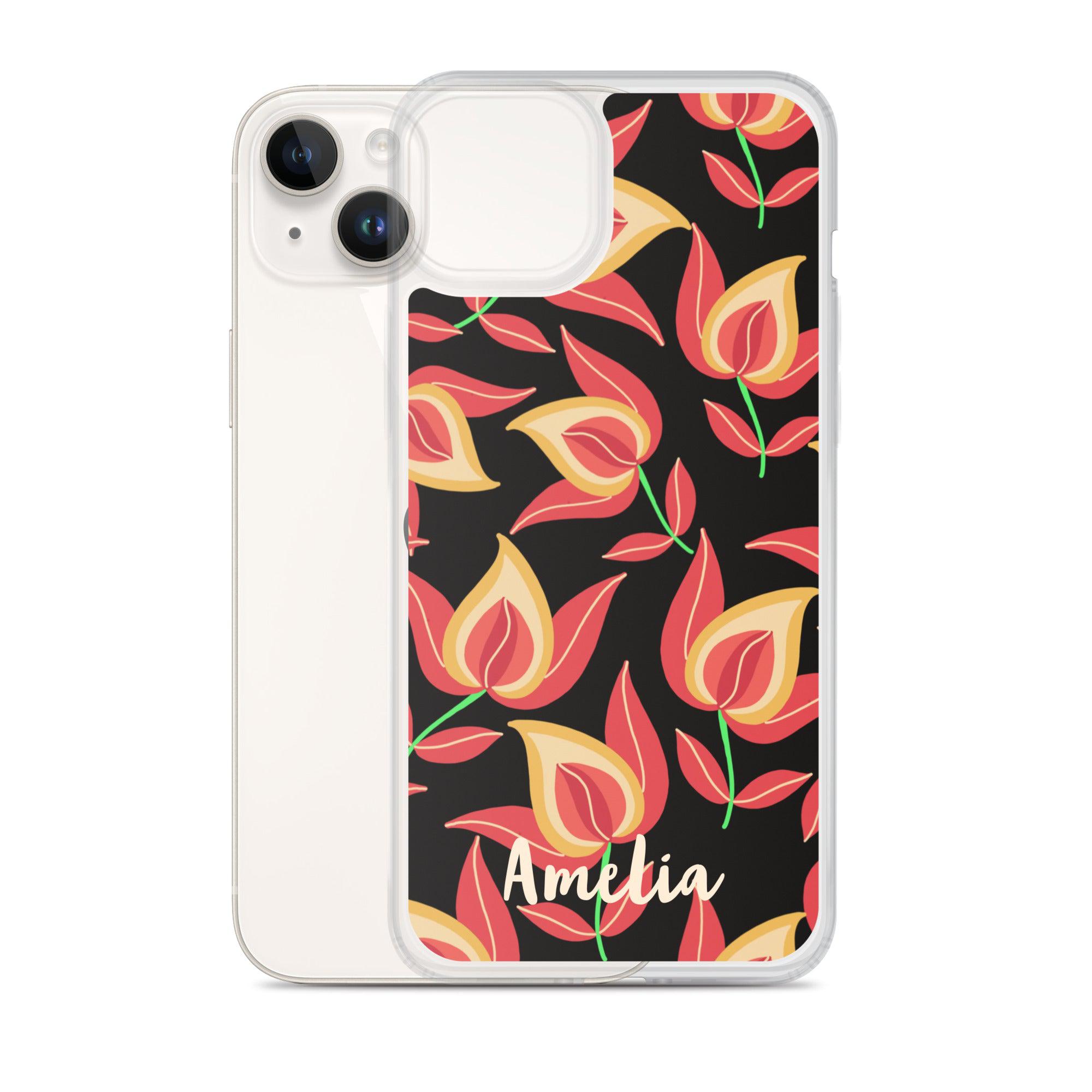 Dusky Charm iPhone® Clear Case