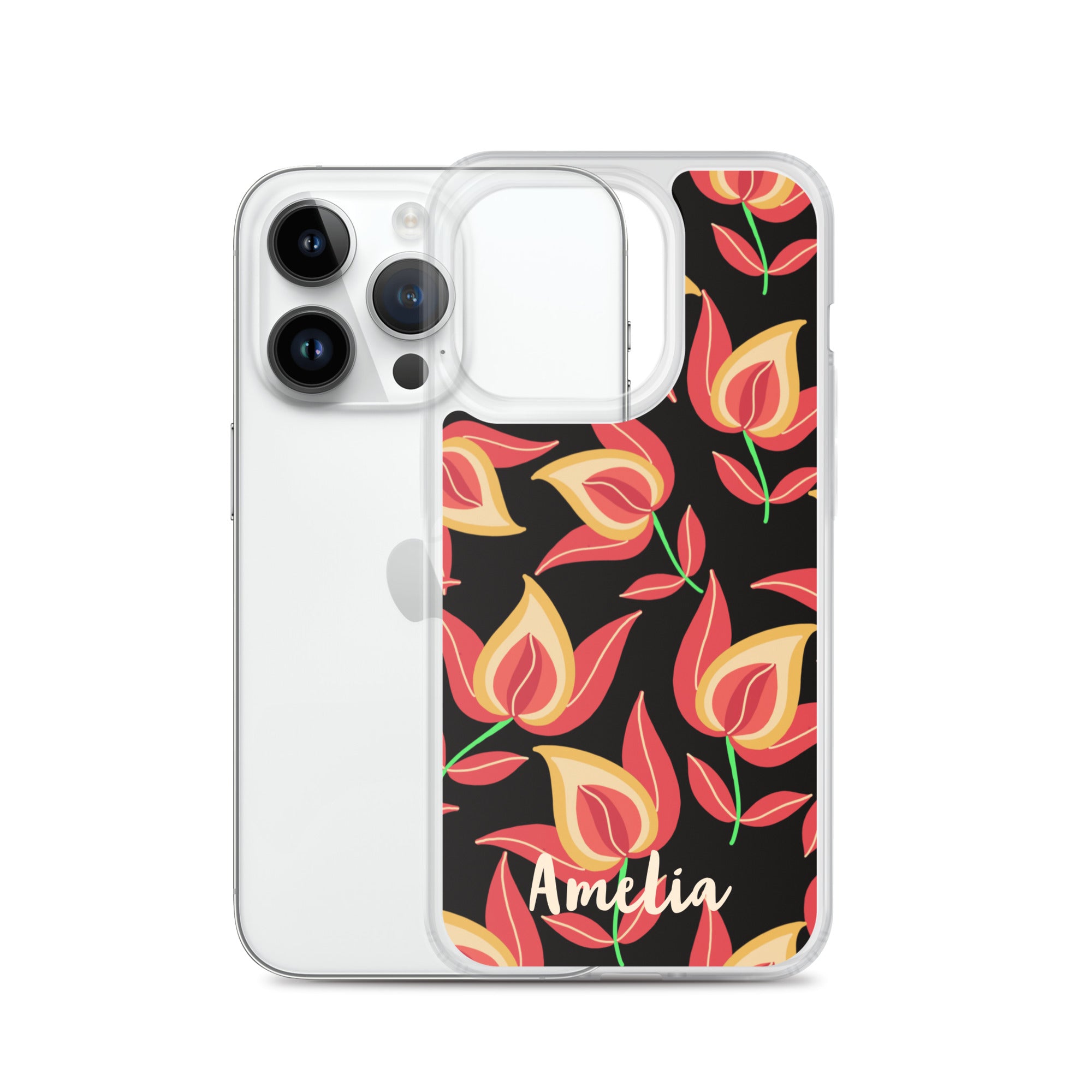 Dusky Charm iPhone® Clear Case