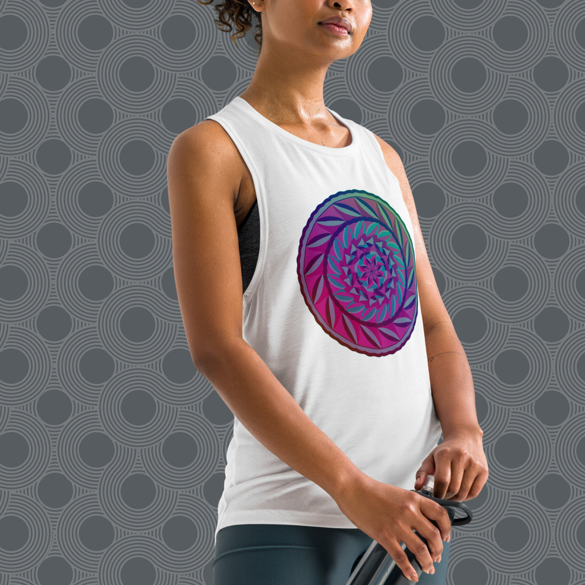 Ladies’ Muscle Tank - Blue